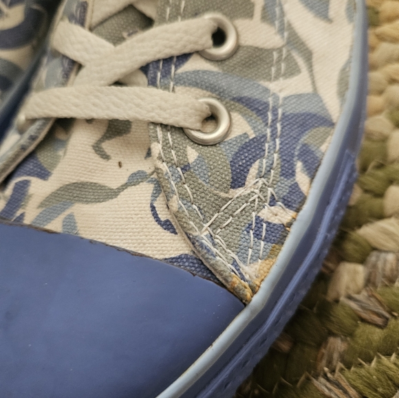 Converse Chuck Taylor All Star Vtg High-Top Sneakers Aquatic Specialty Camo - Picture 8 of 10